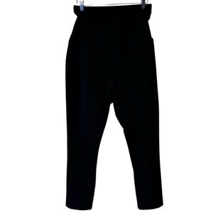 Seraphine Maternity Black Trouser Pants, size 12 Tall,Chic Closet Staple Classic